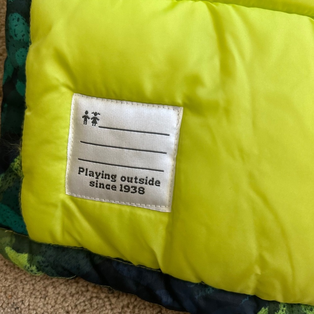 Columbia‎ Winter Jacket Hooded Puffer Coat Camo Green Blue L - Picture 4 of 9